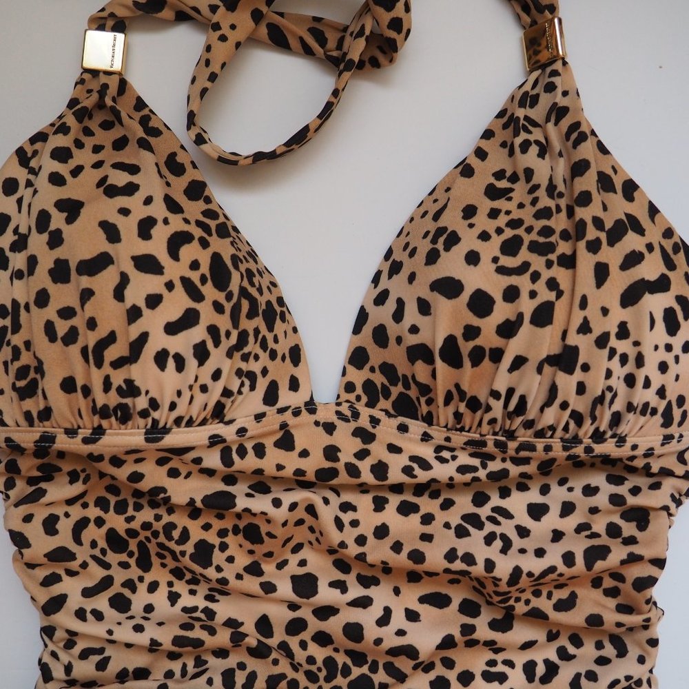 Victoria’s Secret Cheetah One Piece Halter Swim - Picture 5 of 6